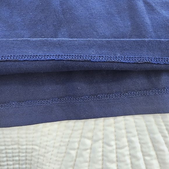 Boss V-Neck Short Sleeve Tee in Navy - Picture 5 of 16